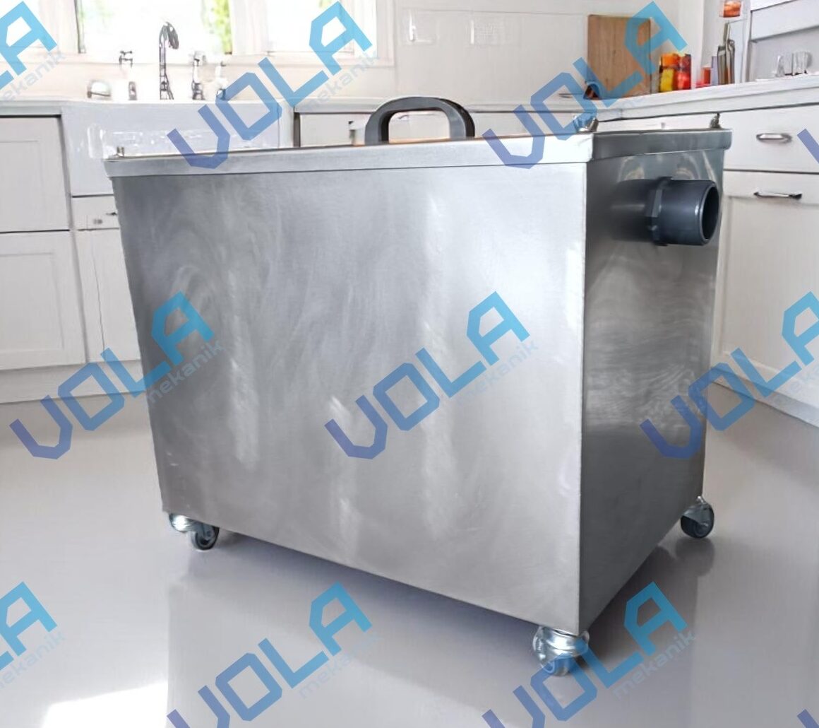 Paslanmaz Çelik Tezgah Altı Yağ Ayırıcı