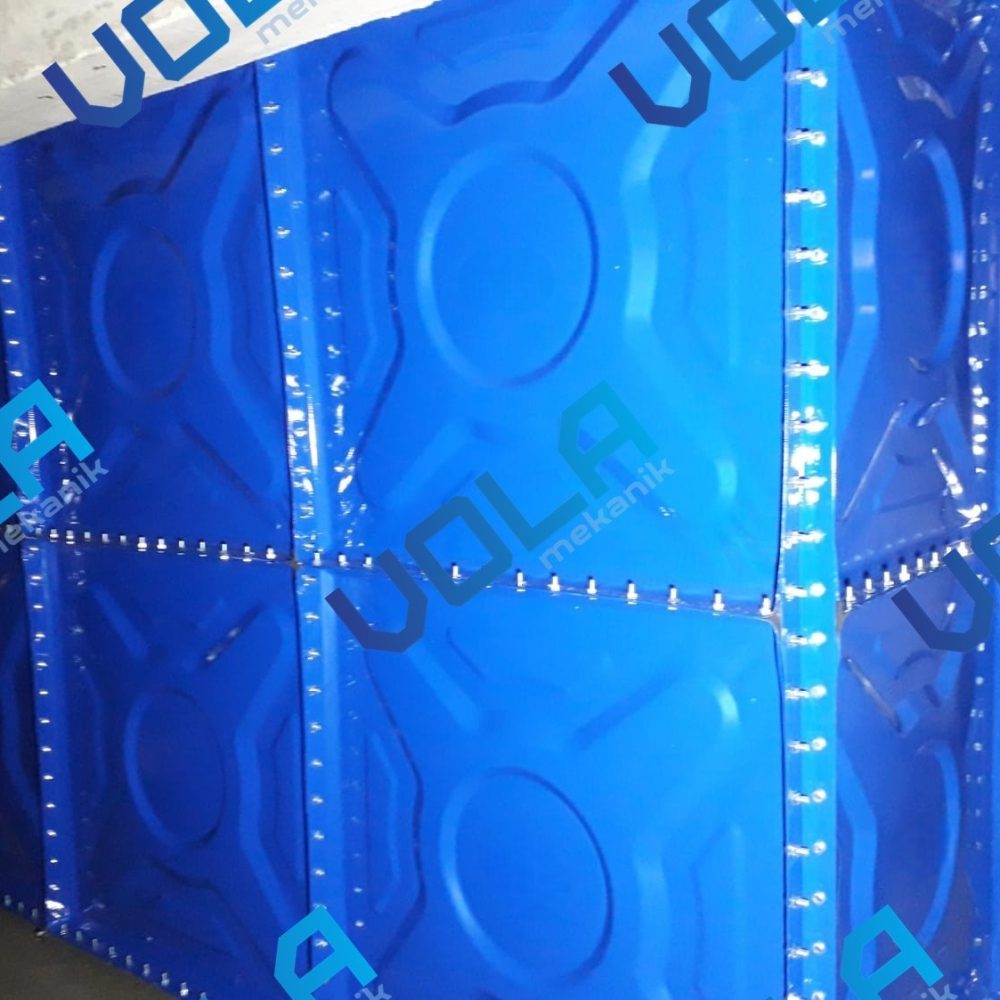 Termoplastik Kaplamalı Galvanizli Çelik Modüler Su Deposu